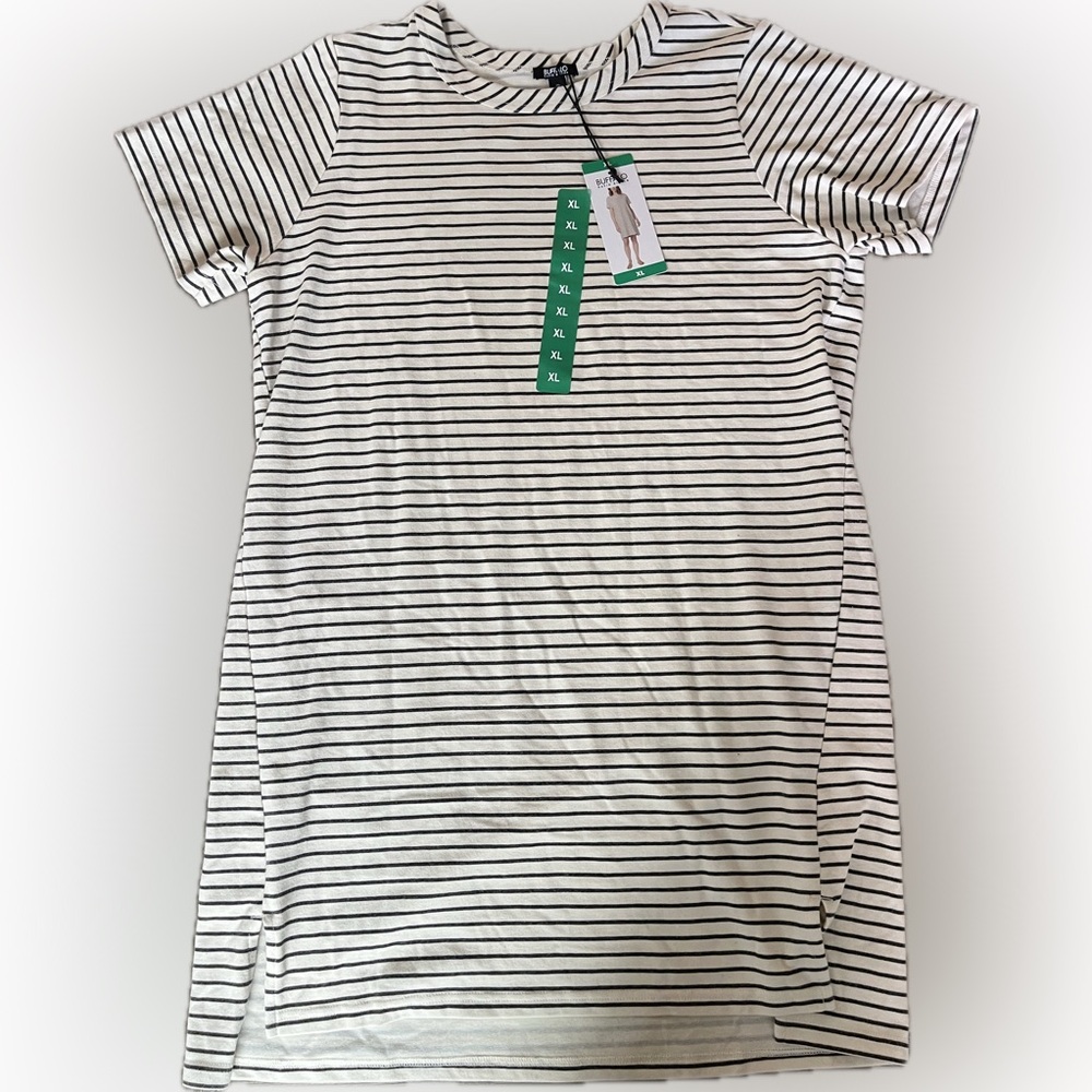 ❤️❤️Buffalo David Bitton Black and White Striped Dress
